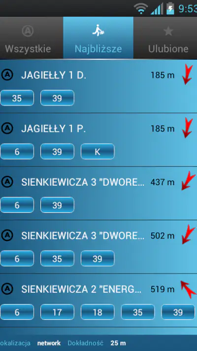 myBus online screenshot 1