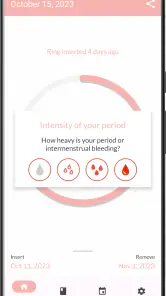 MyRing - contraceptive ring screenshot