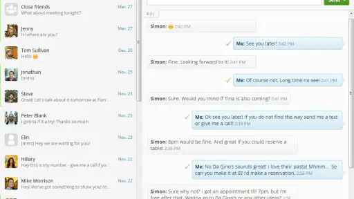 mysms - Remote Text Messages screenshot