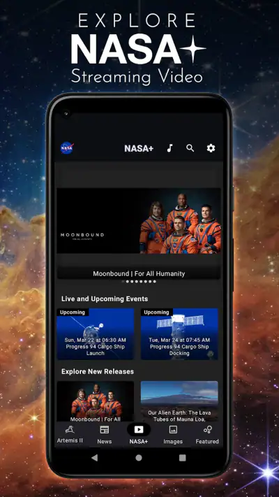 NASA screenshot 1