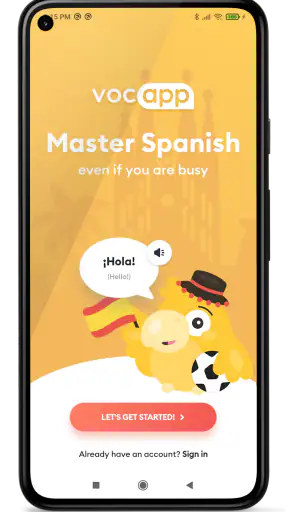 Nauka hiszpańskiego - Voc App screenshot 1