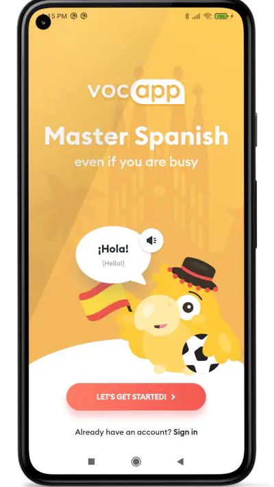 Nauka hiszpańskiego - Voc App screenshot 1
