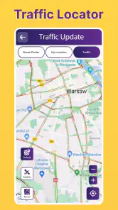 Nawigacja GPS po Polsku, Mapa screenshot