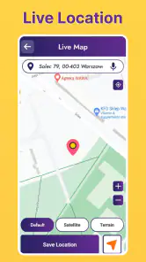 Nawigacja GPS po Polsku, Mapa screenshot