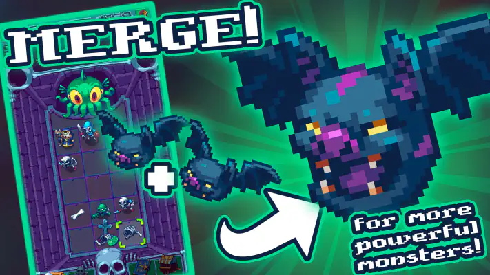 NecroMerger - Idle Merge Game screenshot 1