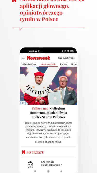 Newsweek Polska screenshot 1
