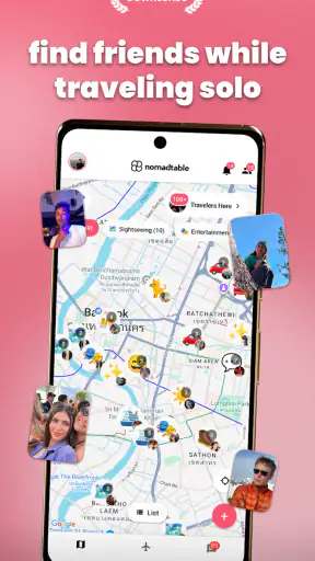 nomadtable: travel friends screenshot 1