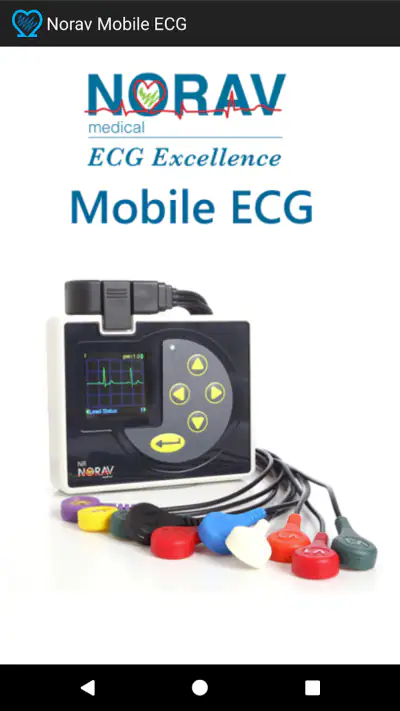 Norav Mobile ECG screenshot 1