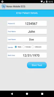 Norav Mobile ECG screenshot 3