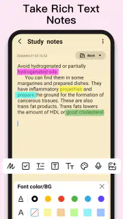Notatnik i Notatka:Przypominać screenshot 3