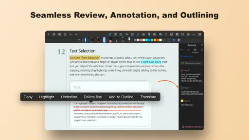 Notein：Handwriting Notes & PDF screenshot