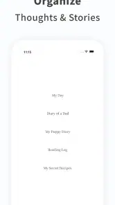 Notes, Journal, Diary: PenCake screenshot