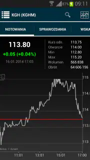 Notowania giełdowe BiznesRadar screenshot 2