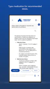 NYSORA Anesthesia Assistant screenshot