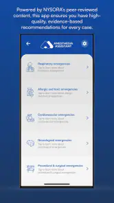 NYSORA Anesthesia Assistant screenshot