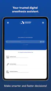 NYSORA Anesthesia Assistant screenshot