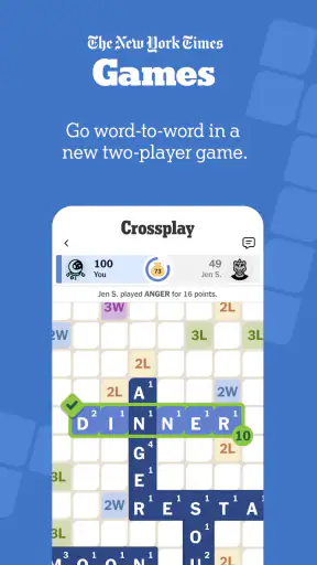 NYT Crossplay: Play and Spell screenshot 1