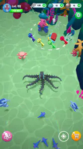 Octopus Invasion: Eat & Evolve screenshot