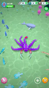 Octopus Invasion: Eat & Evolve screenshot
