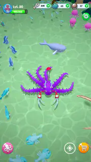 Octopus Invasion: Eat & Evolve screenshot 2