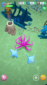 Octopus Invasion: Eat & Evolve screenshot