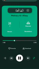 Odtwarzacz audio Koranu screenshot