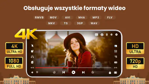 Odtwarzacz HD Różne formaty screenshot
