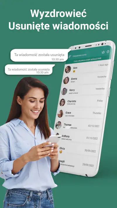 Odzyskaj Usunięte Wiadomości screenshot 1