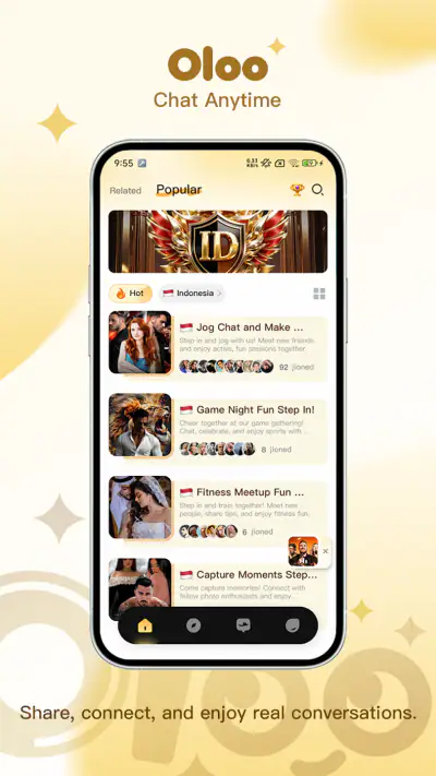 Oloo - Your Group, Your Vibe screenshot 1