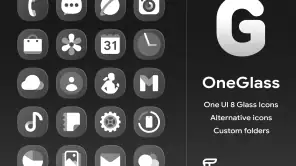 OneGlass 8 - Icon Pack screenshot 1