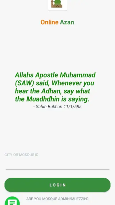 OnlineAzan screenshot 1