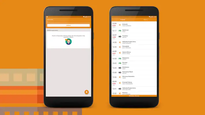 Opóźnienia pociągów screenshot 1