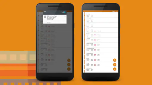 Opóźnienia pociągów screenshot