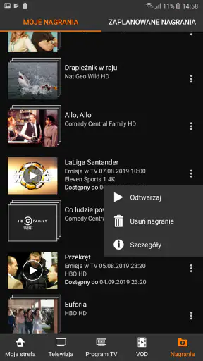 Orange TV Go screenshot 1
