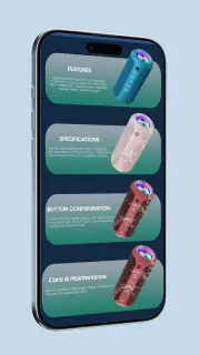 Ortizan X8 Speaker App Guide screenshot 3