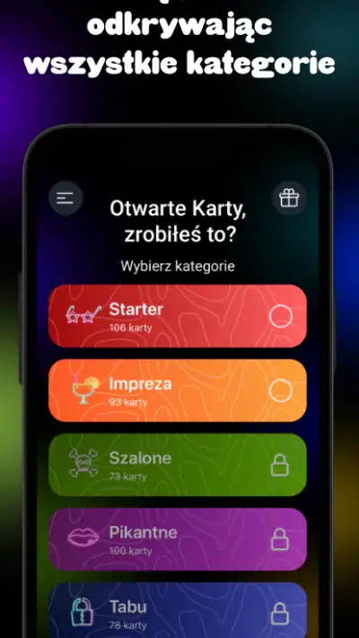 Otwarte Karty: Gra Imprezowa screenshot 1