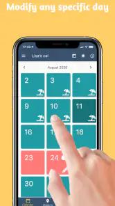 Our Days Co-Parenting Calendar screenshot