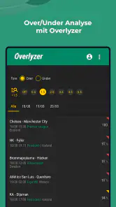 Overlyzer Live Football Trends screenshot