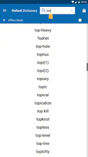 Oxford American Dictionary screenshot 2