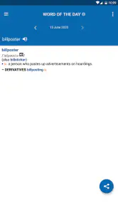 Oxford American Dictionary screenshot