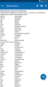 Oxford American Dictionary screenshot