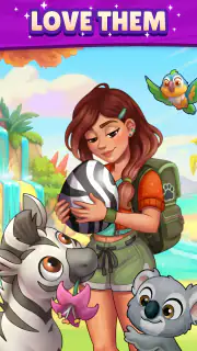 Paradise Paws: Merge Animals screenshot 4