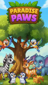 Paradise Paws: Merge Animals screenshot
