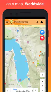 Paragliding Map screenshot