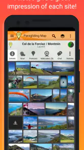 Paragliding Map screenshot