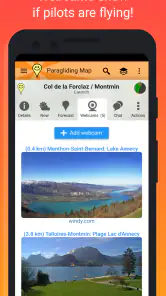 Paragliding Map screenshot