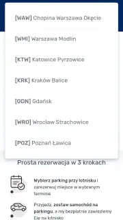 Parkingi Lotniskowe screenshot 2