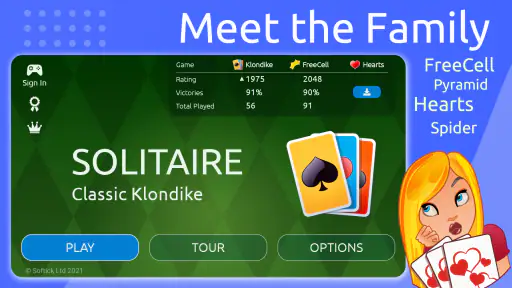 Pasjans Klondike screenshot