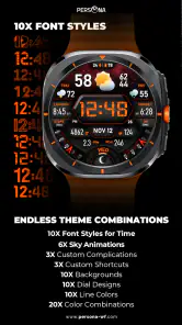 PER017 Digital Watch Face screenshot