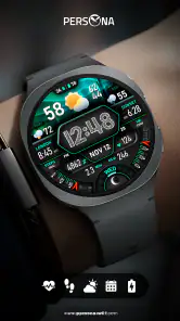 PER017 Digital Watch Face screenshot